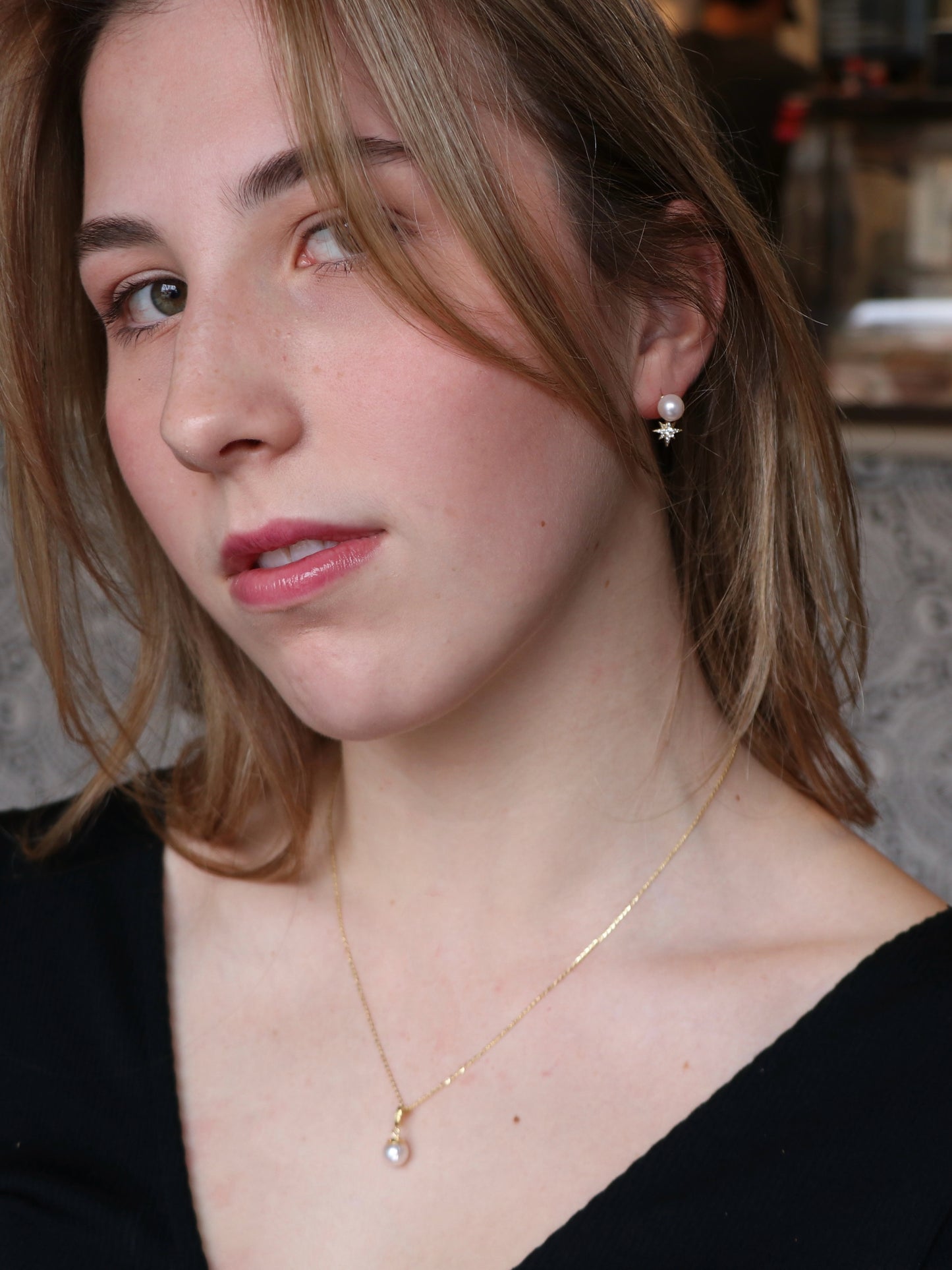 Pearl Starburst Studs