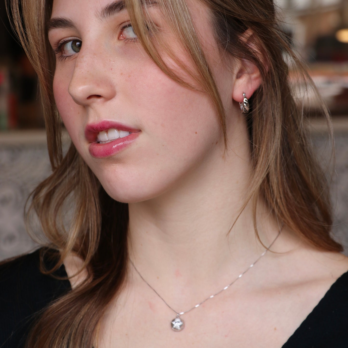 Woven Wonder Necklace - Silver