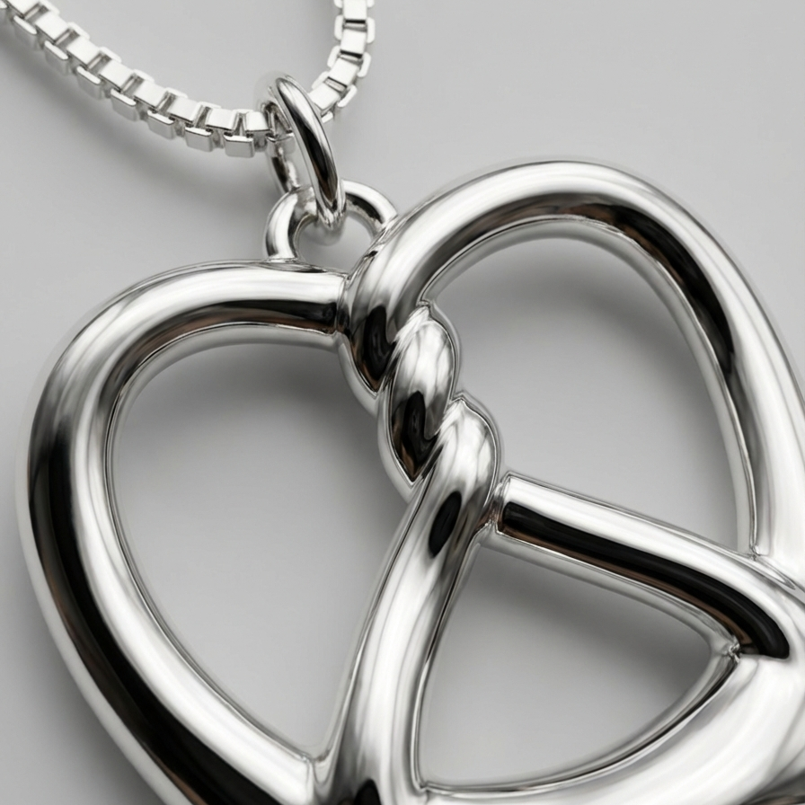 pretzel - silver