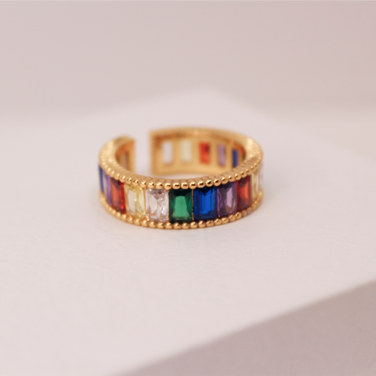 Rainbow Luxe Ring