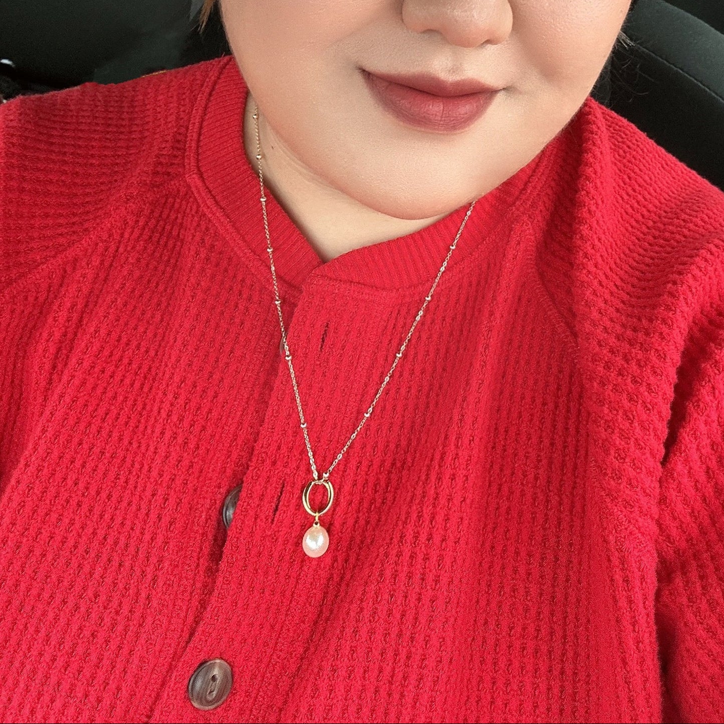 The Classic Drop Earring- Silver White