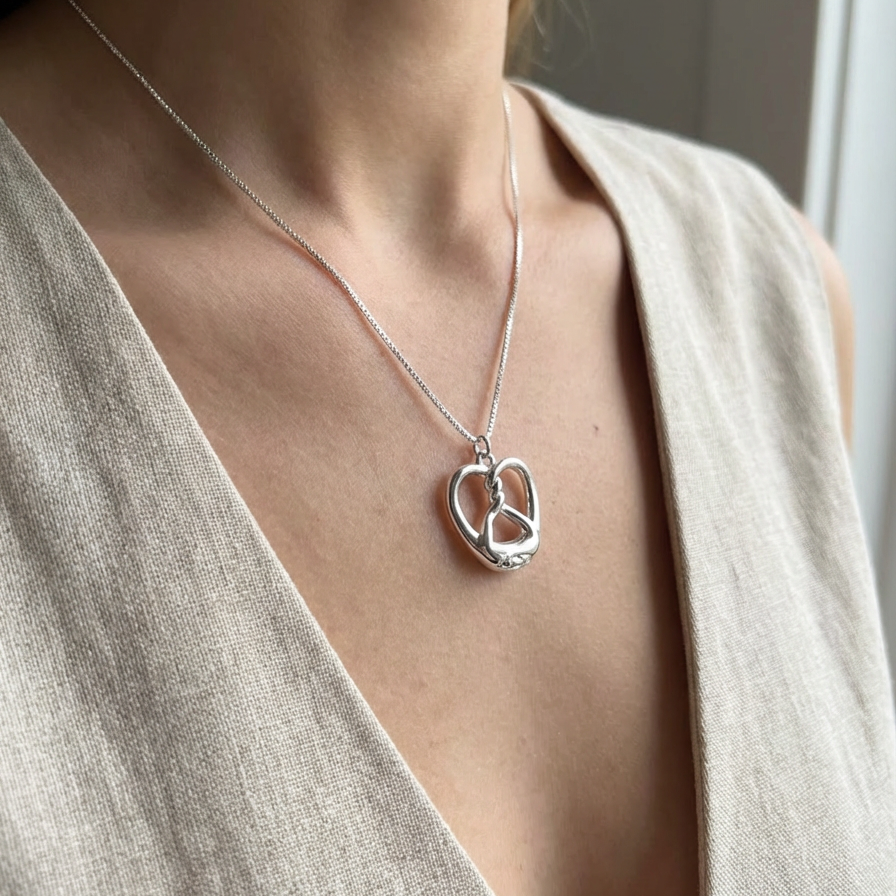 pretzel - silver